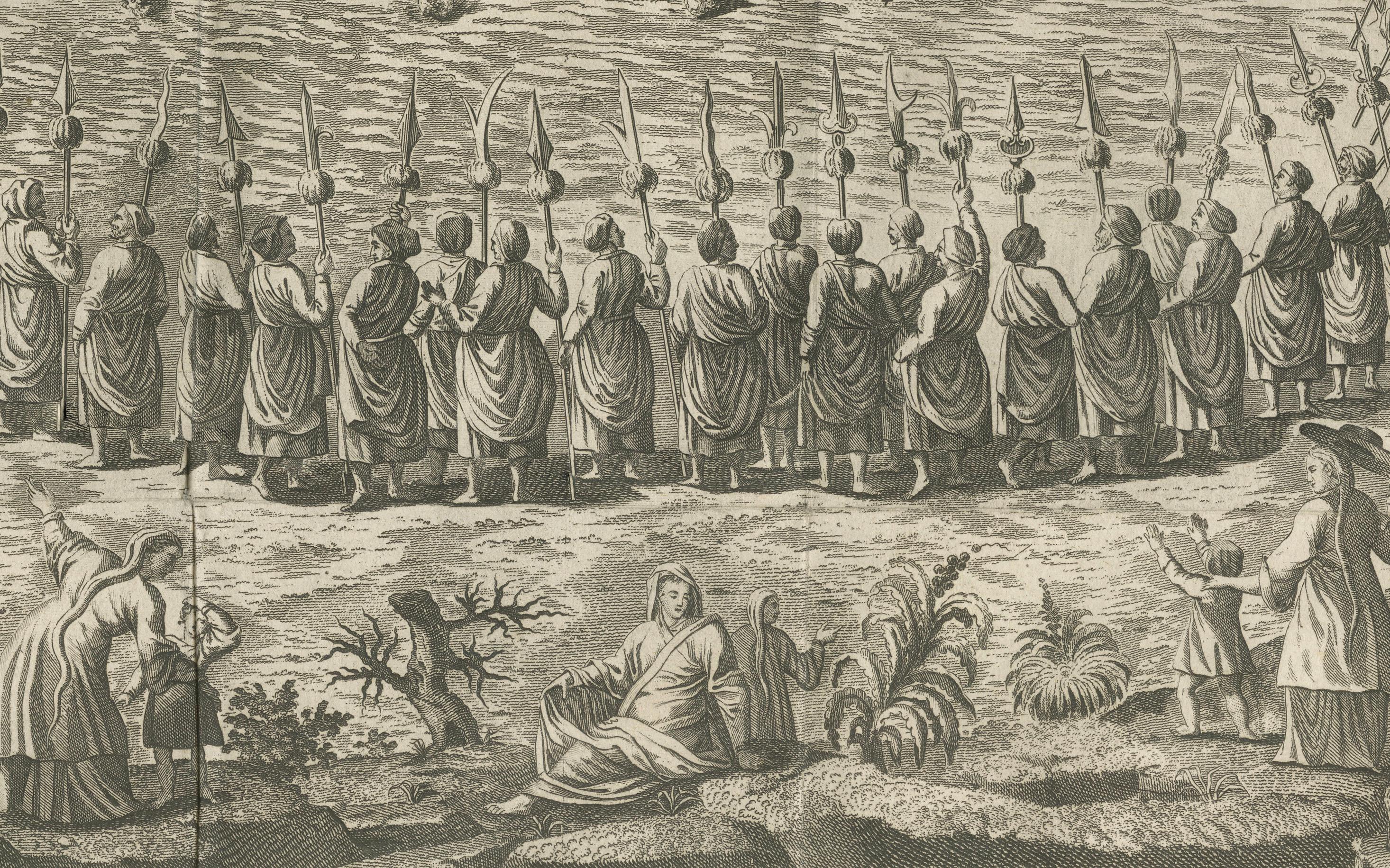 Gravé Scène d'exécution publique au Tonkin (nord du Vietnam) - Gravure ancienne, 1787 en vente