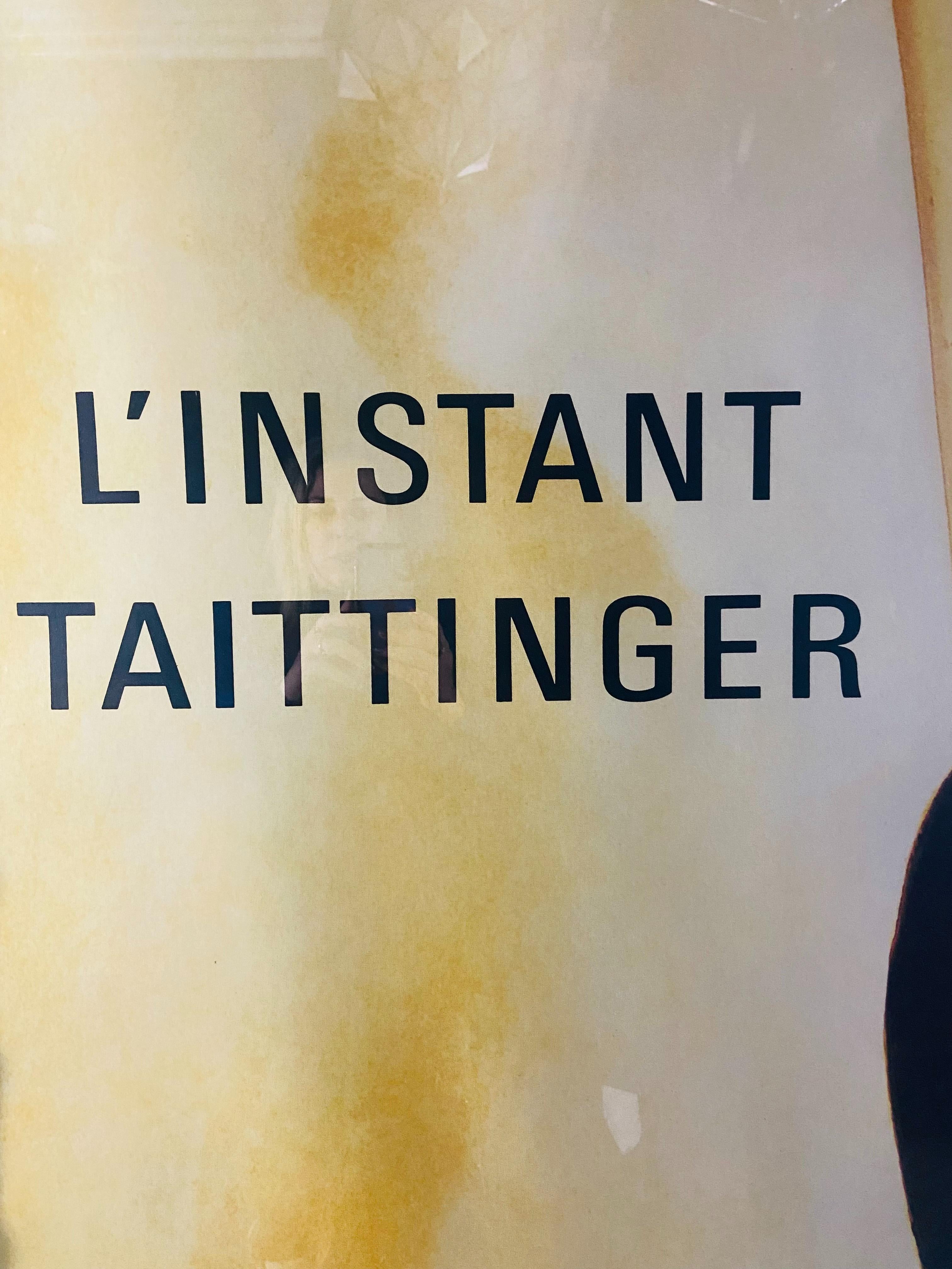 French 1980's Publicic Conseil L'instant Taittinger Poster 6