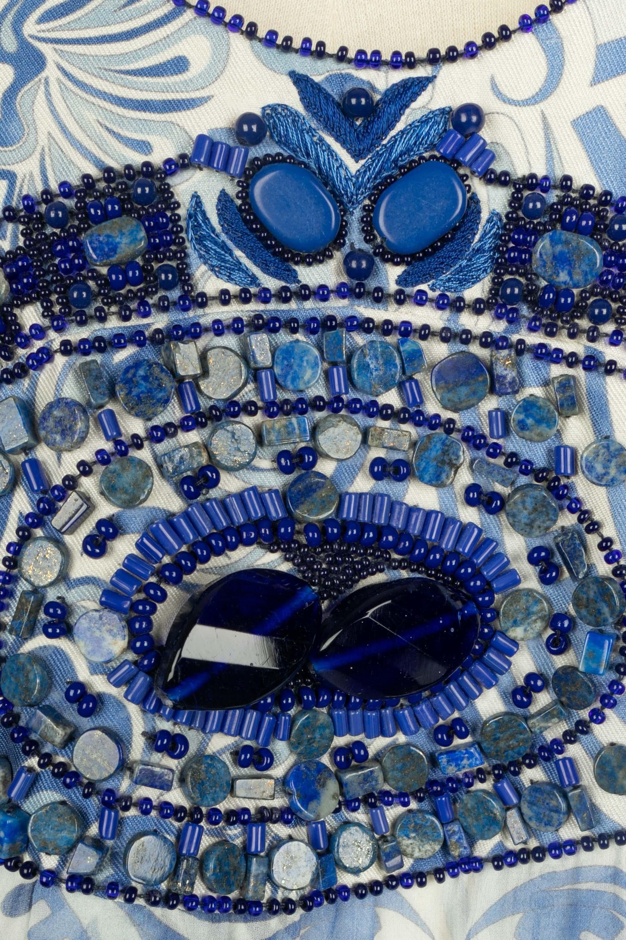 Robe bleue Pucci Excellent état - En vente à SAINT-OUEN-SUR-SEINE, FR