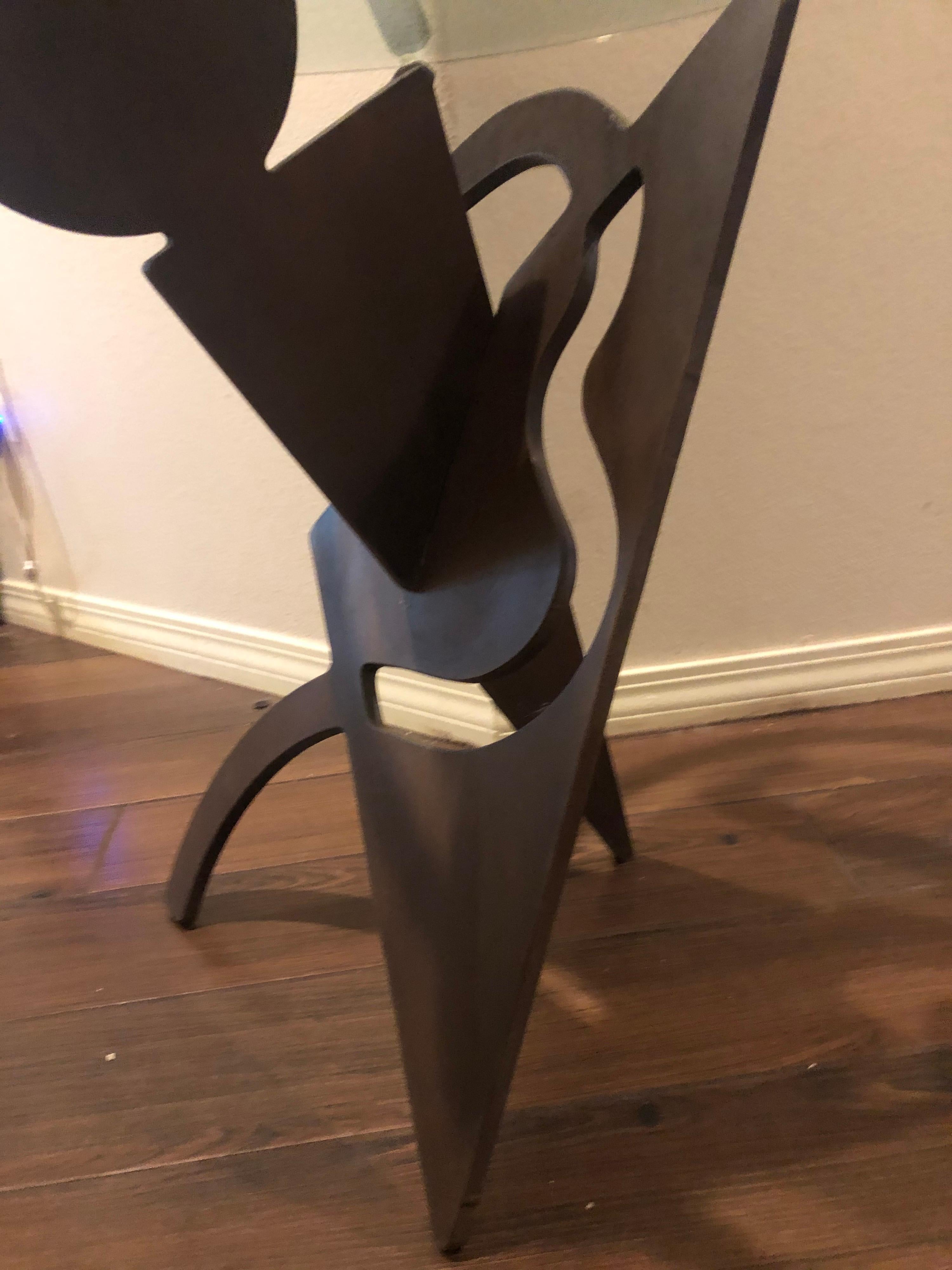 Another furniture as art piece by noted designer Pucci De Rossi, 1987. Rossi is a famous furniture designer that made furniture as sculptural works of art. Every single piece in his book is museum worthy. This piece is called “The Battista”. It is a