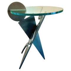 Vintage Pucci De Rossi for H Dolin Stuart Signed Battista Occasional Table, 1987