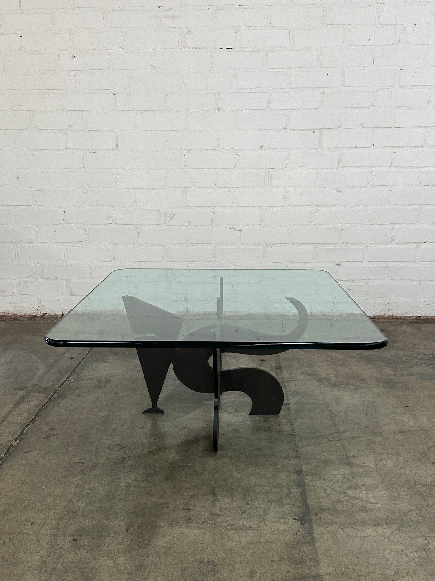 Pucci De Rossi signed coffee table In Good Condition For Sale In Los Angeles, CA