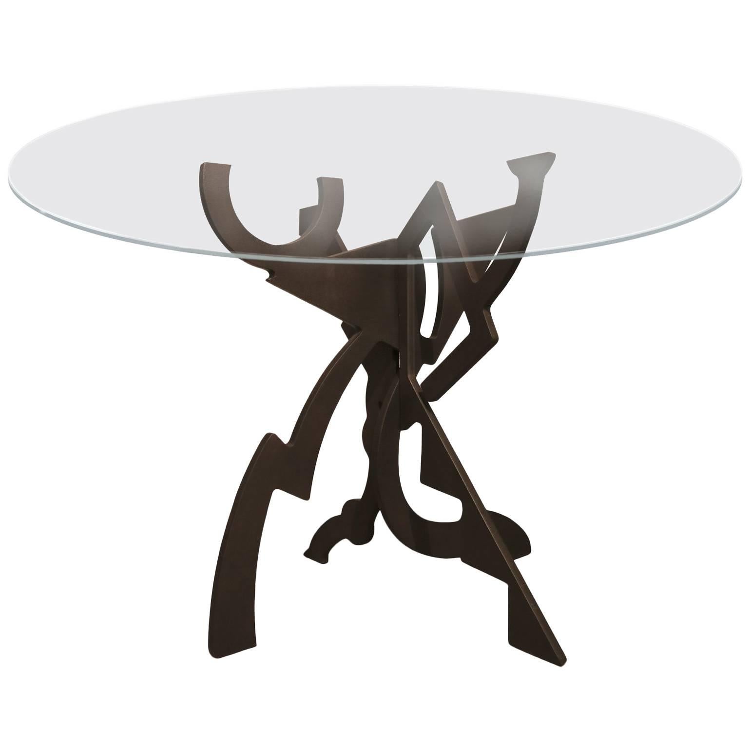 Pucci De Rossi “Tristan et Iseult" Steel Table Base