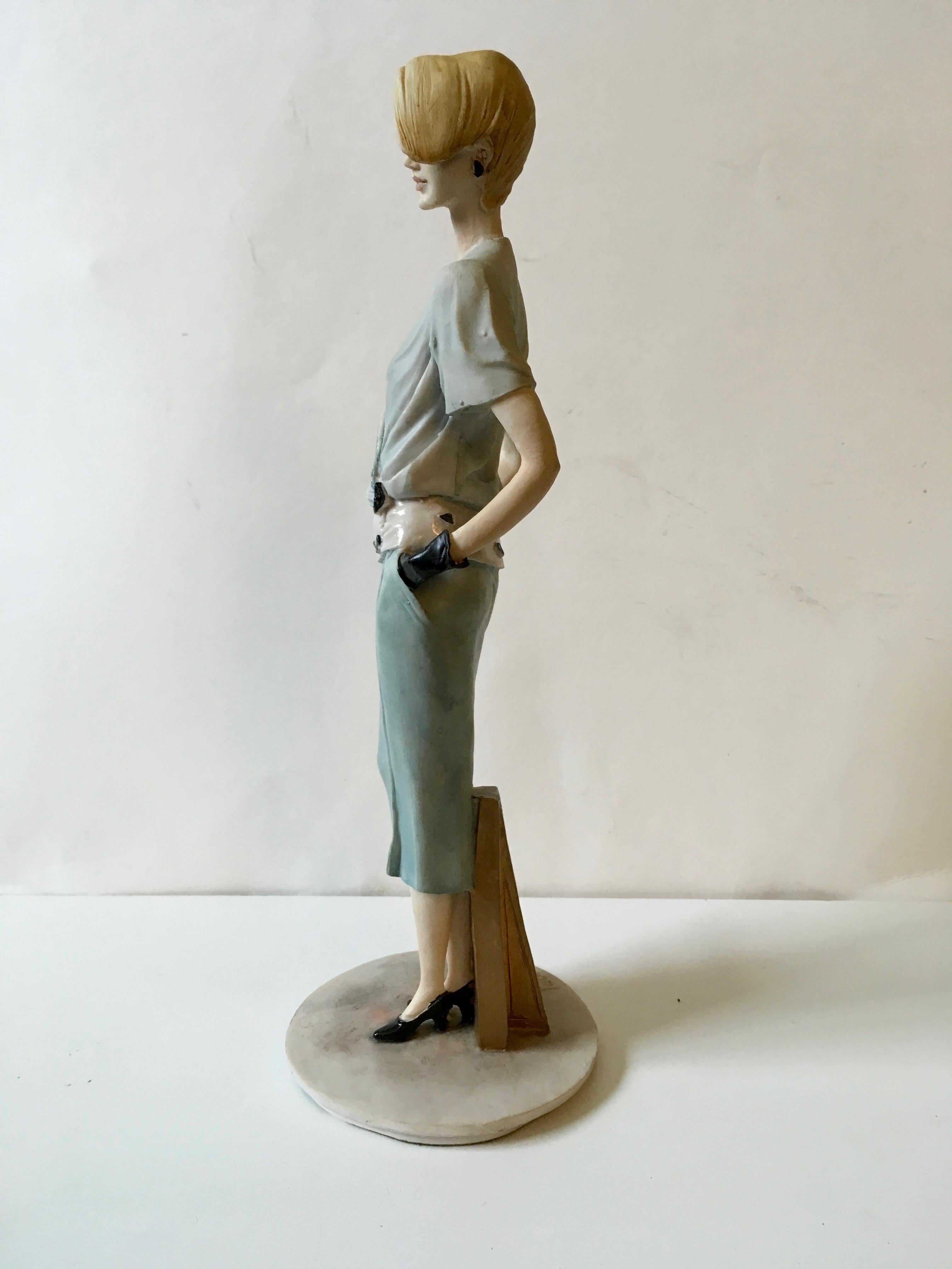 Gray Pucci Display Statue from 1960's Pucci Boutique in Europe For Sale