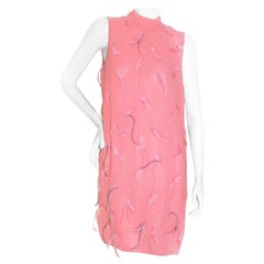 Pucci Feathered Shift Dress Resort 2021