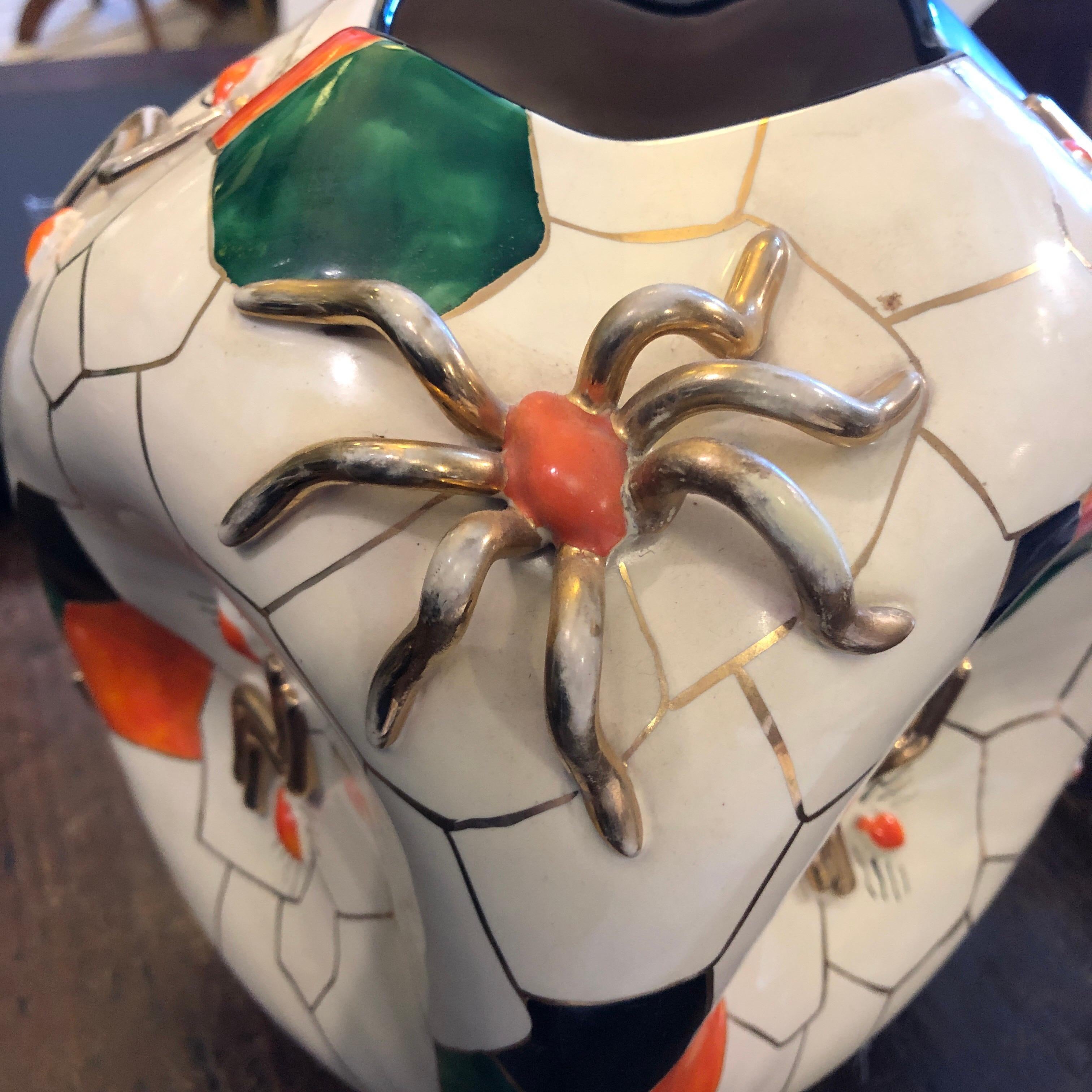 Pucci Iconic Cubic Spider Ceramic Vase Made in Italy in 1952 2