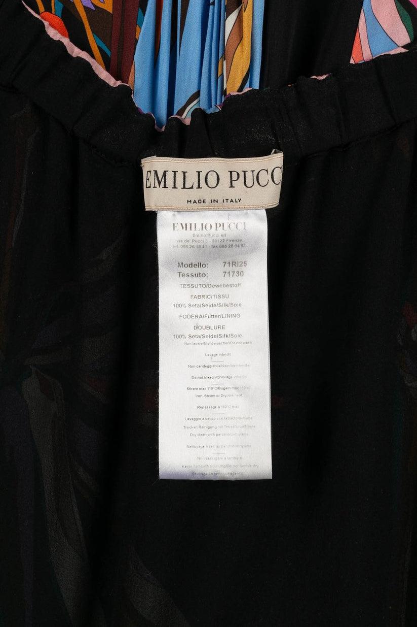 Pucci Long Silk Halter Dress For Sale 3
