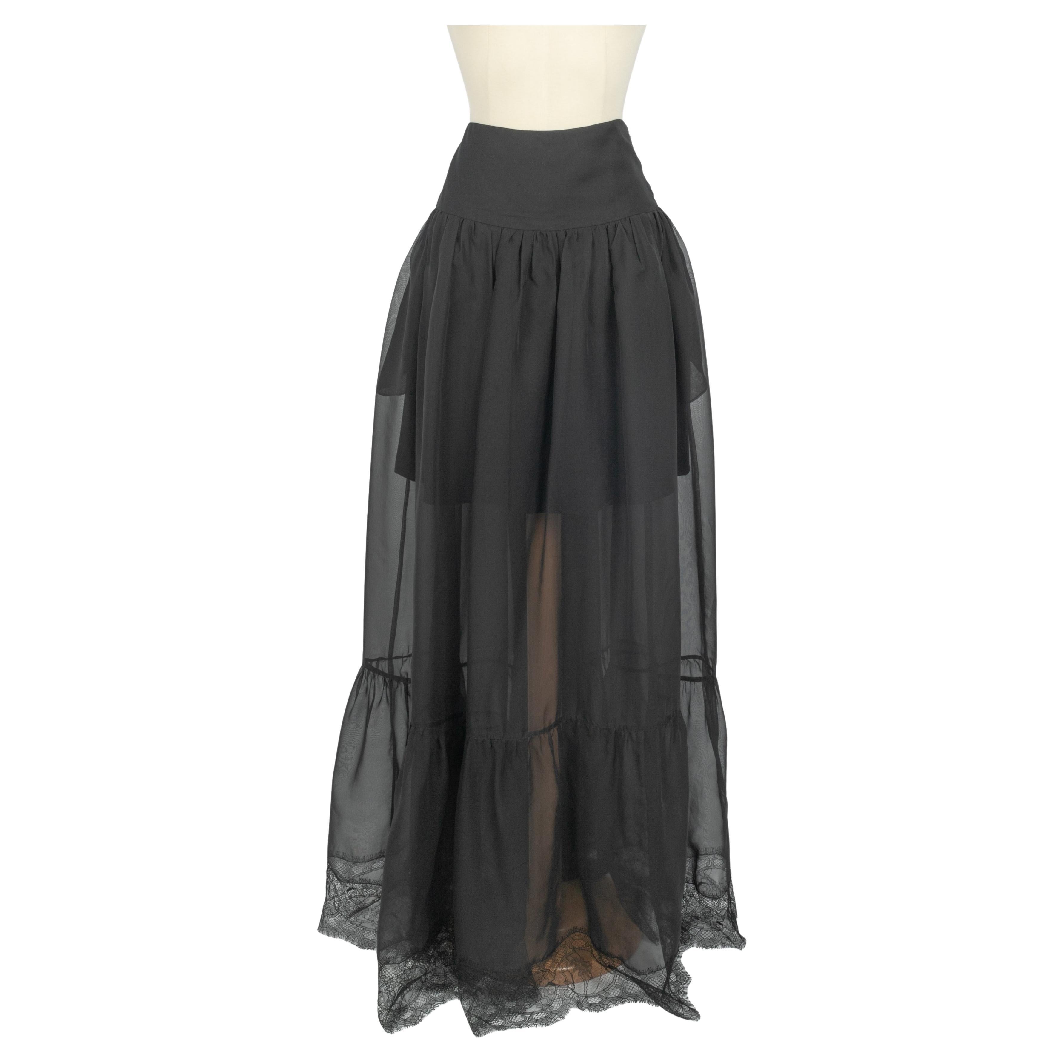 Gonna lunga in seta di Pucci in vendita