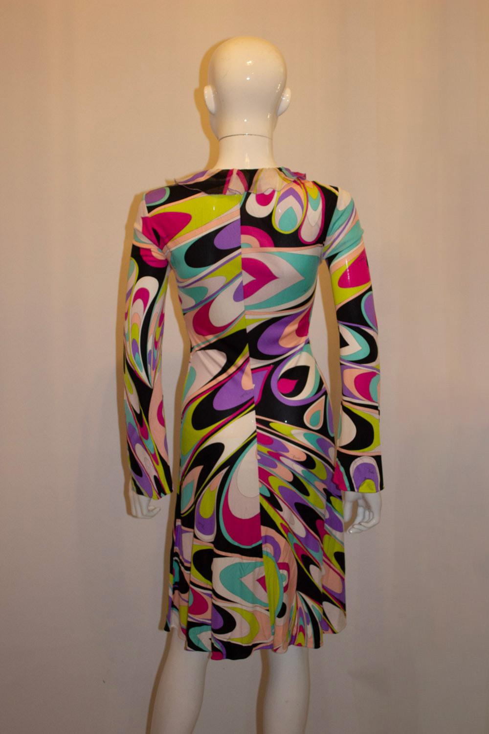 Pucci Multi Colour Silk Jersey dress 1