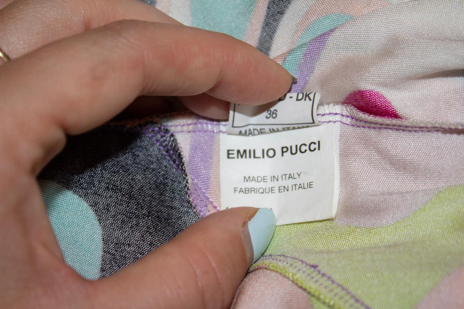 Pucci Multi Colour Silk Jersey dress 3