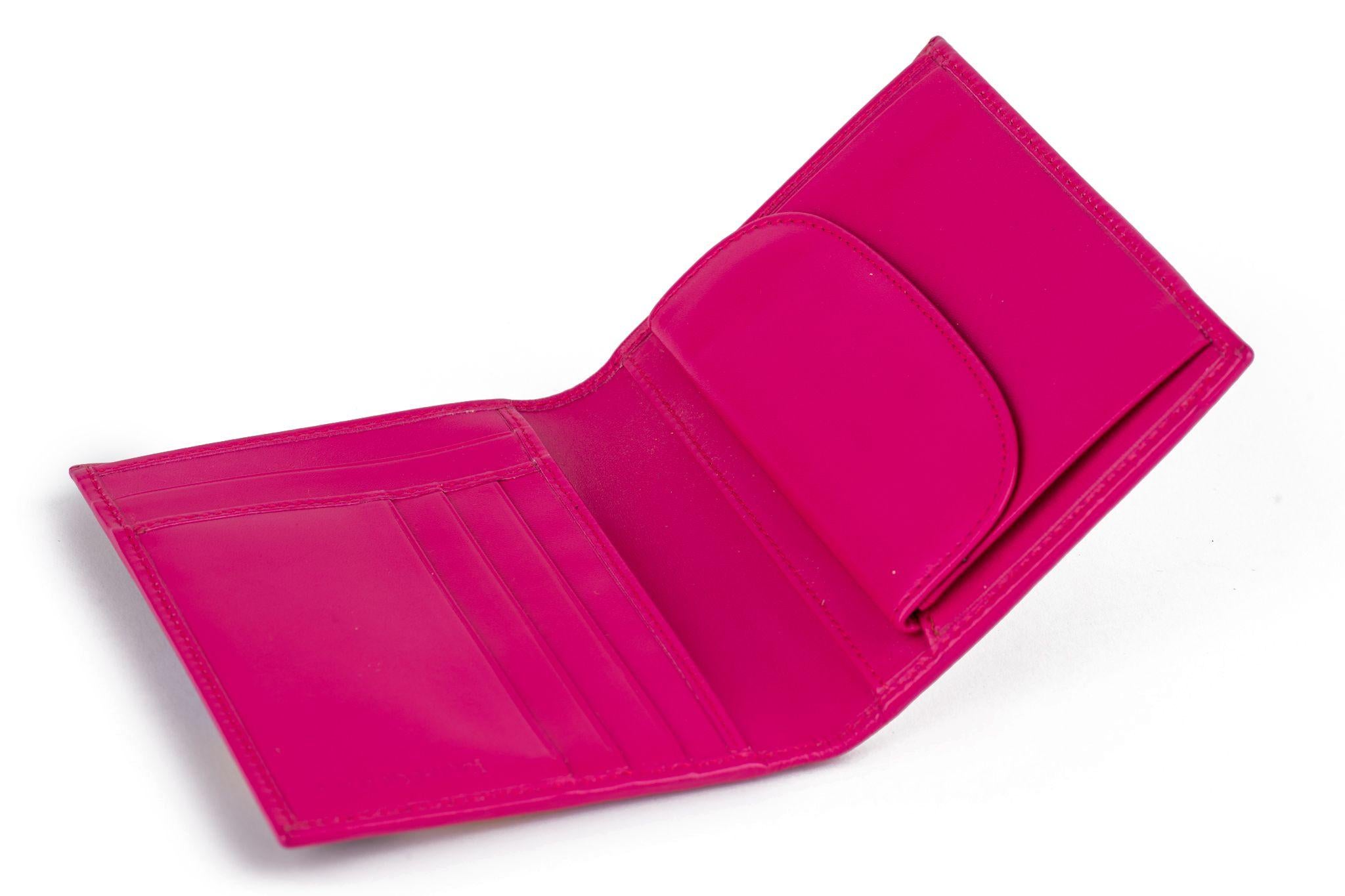 da uomo o donna Portafoglio Pucci New Fuchsia Print in vendita