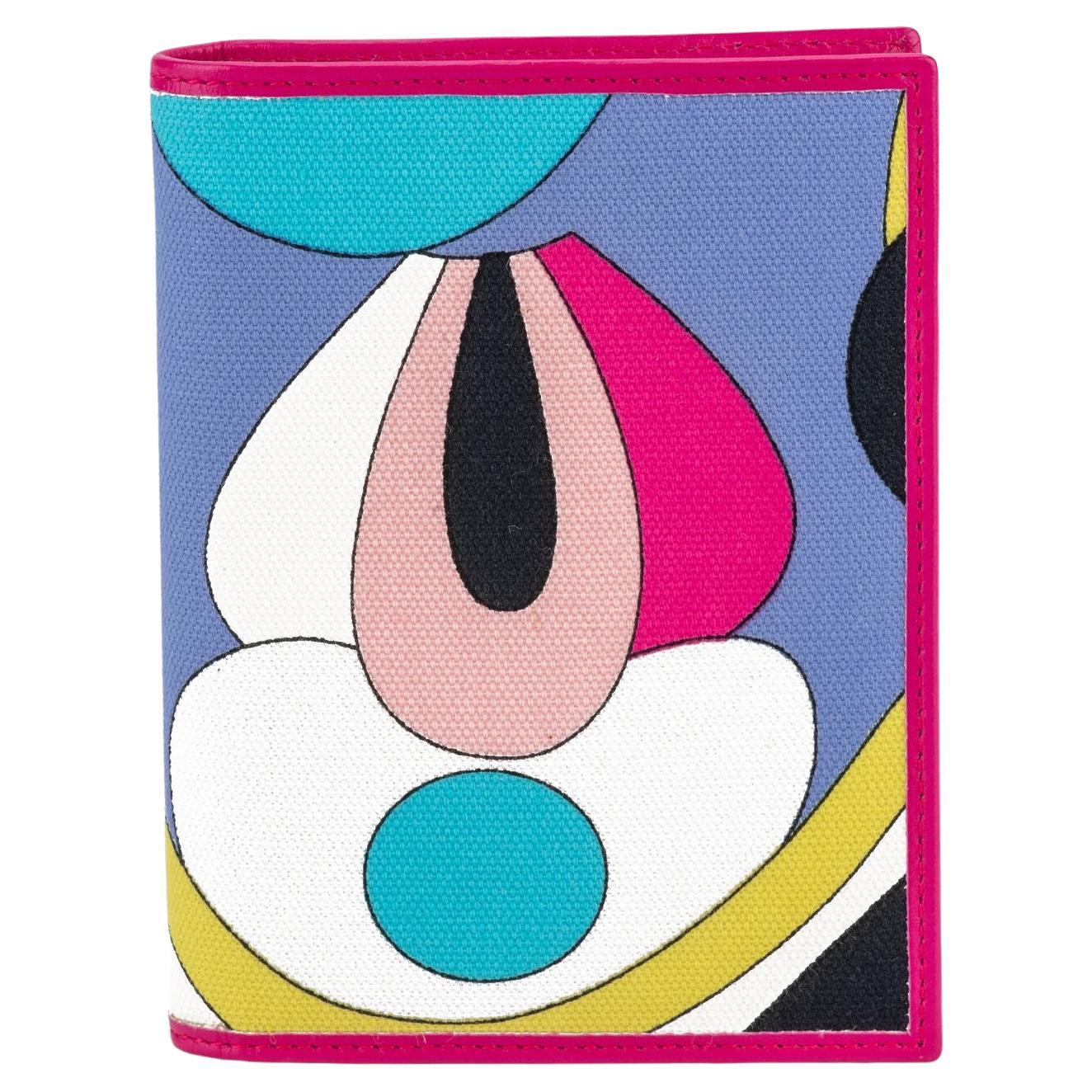 Portafoglio Pucci New Fuchsia Print in vendita