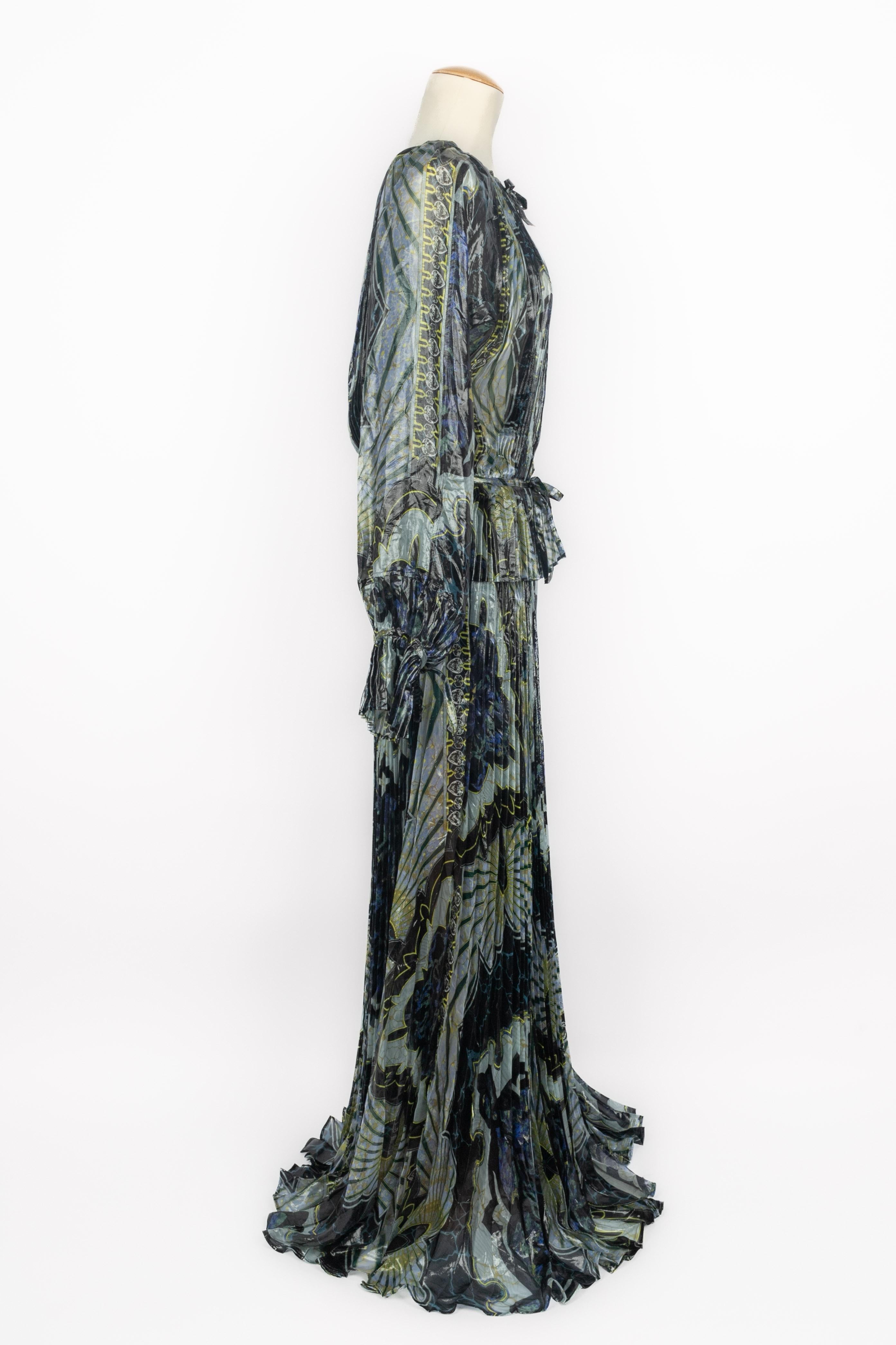 Women's Pucci pleated silk dress For Sale
