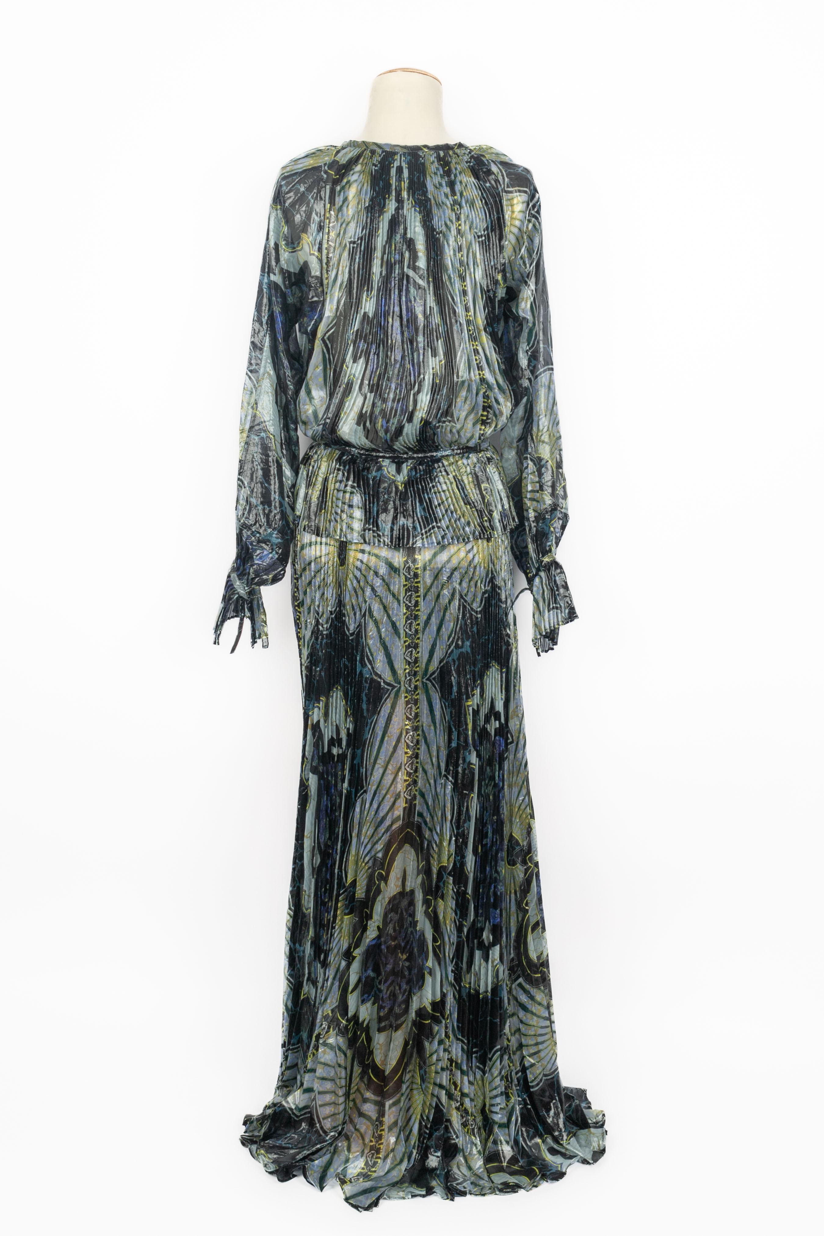 Pucci pleated silk dress For Sale 1