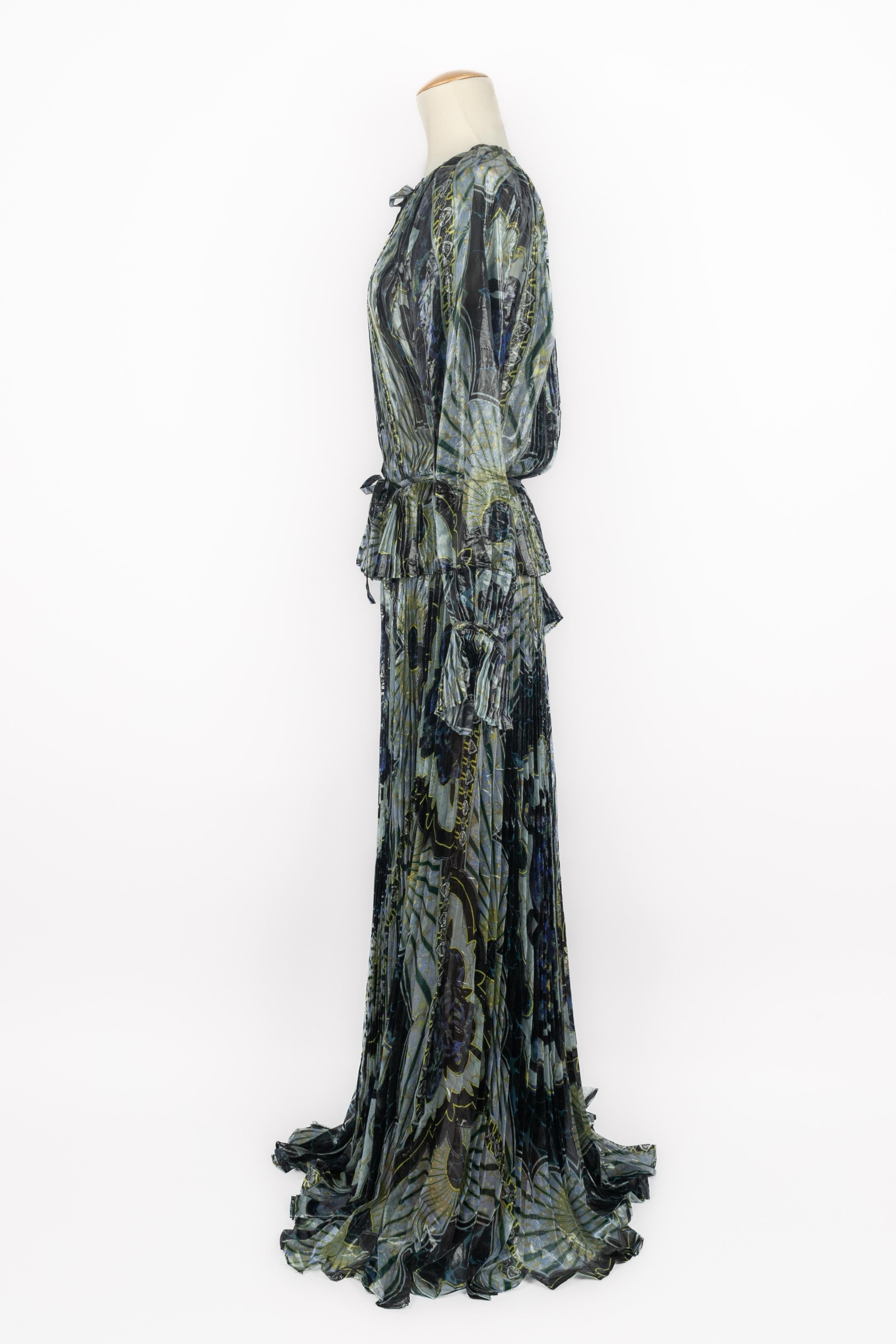 Pucci pleated silk dress For Sale 2