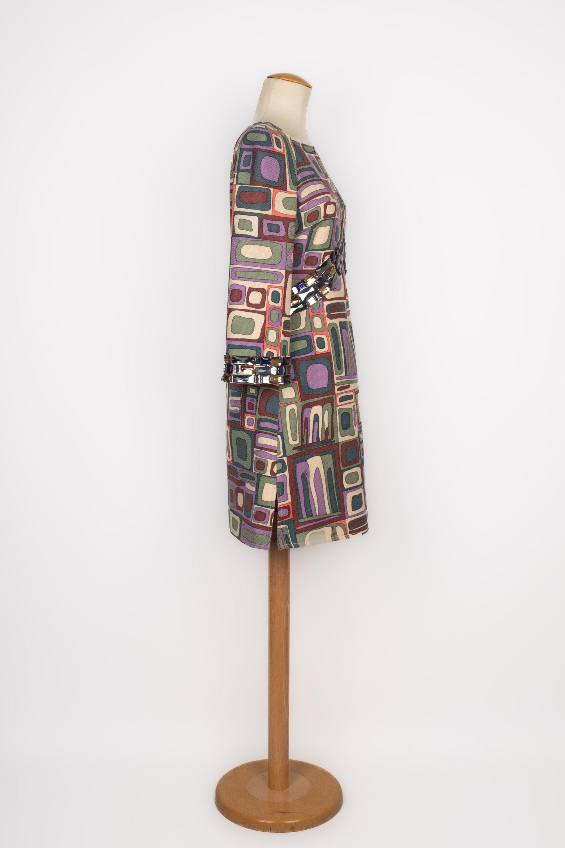 Pucci Short New Wool Dress In Excellent Condition For Sale In SAINT-OUEN-SUR-SEINE, FR