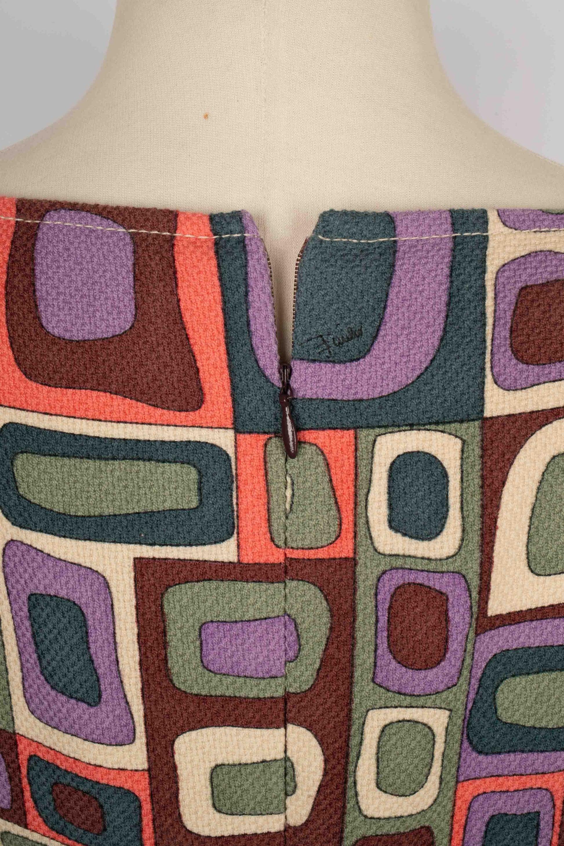 Pucci Short New Wool Dress For Sale 3