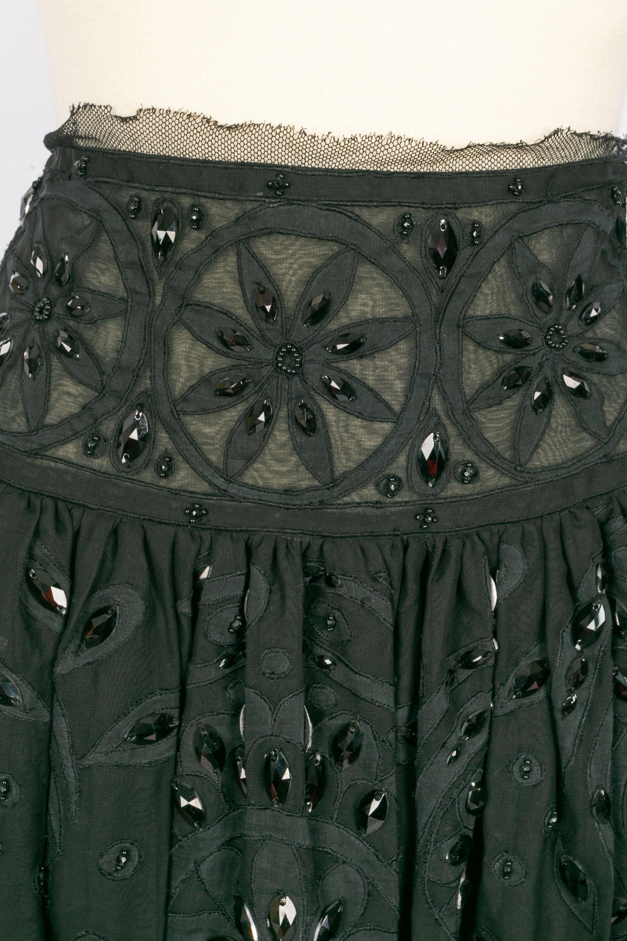 Noir Jupe Pucci Printemps 2012 en vente