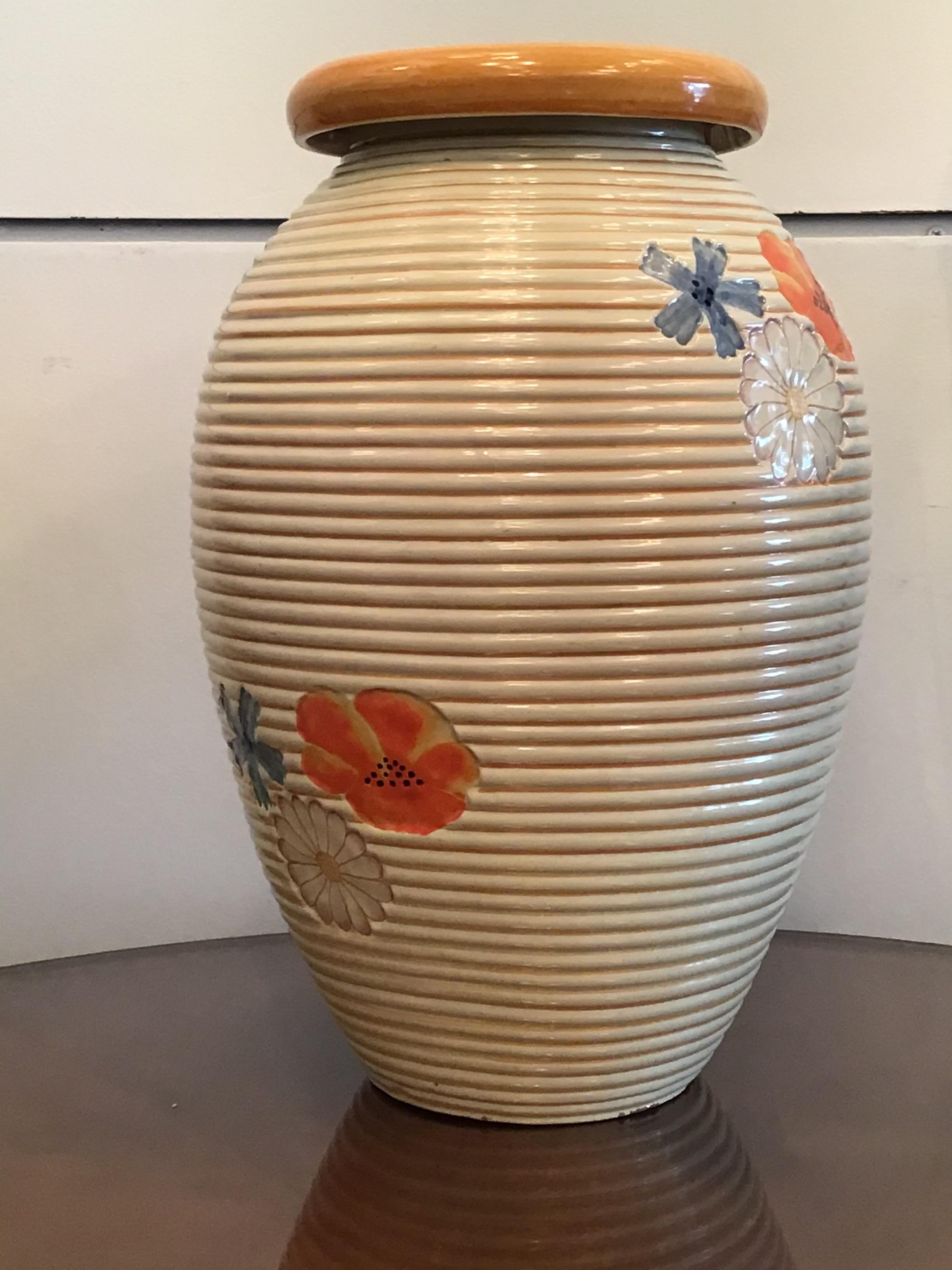 Pucci Umbertide Vase /Schirmständer Keramik:: 1950:: Italien im Angebot 8
