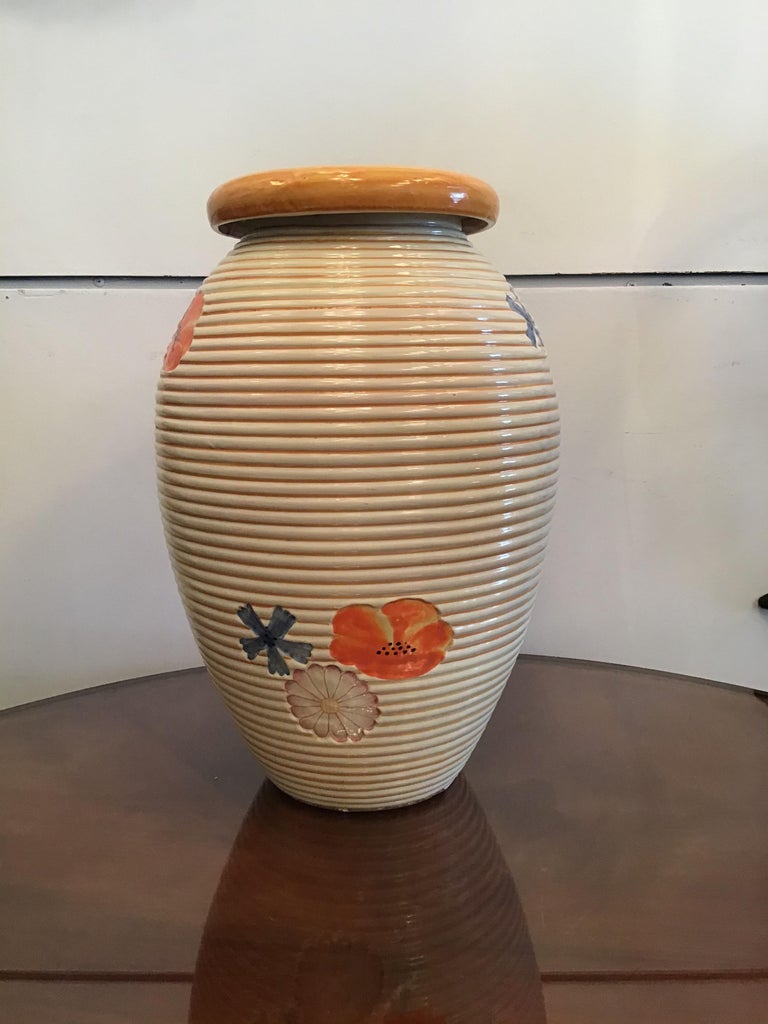 Pucci Umbertide Vase /Umbrella Stand Ceramic, 1950, Italy For Sale at