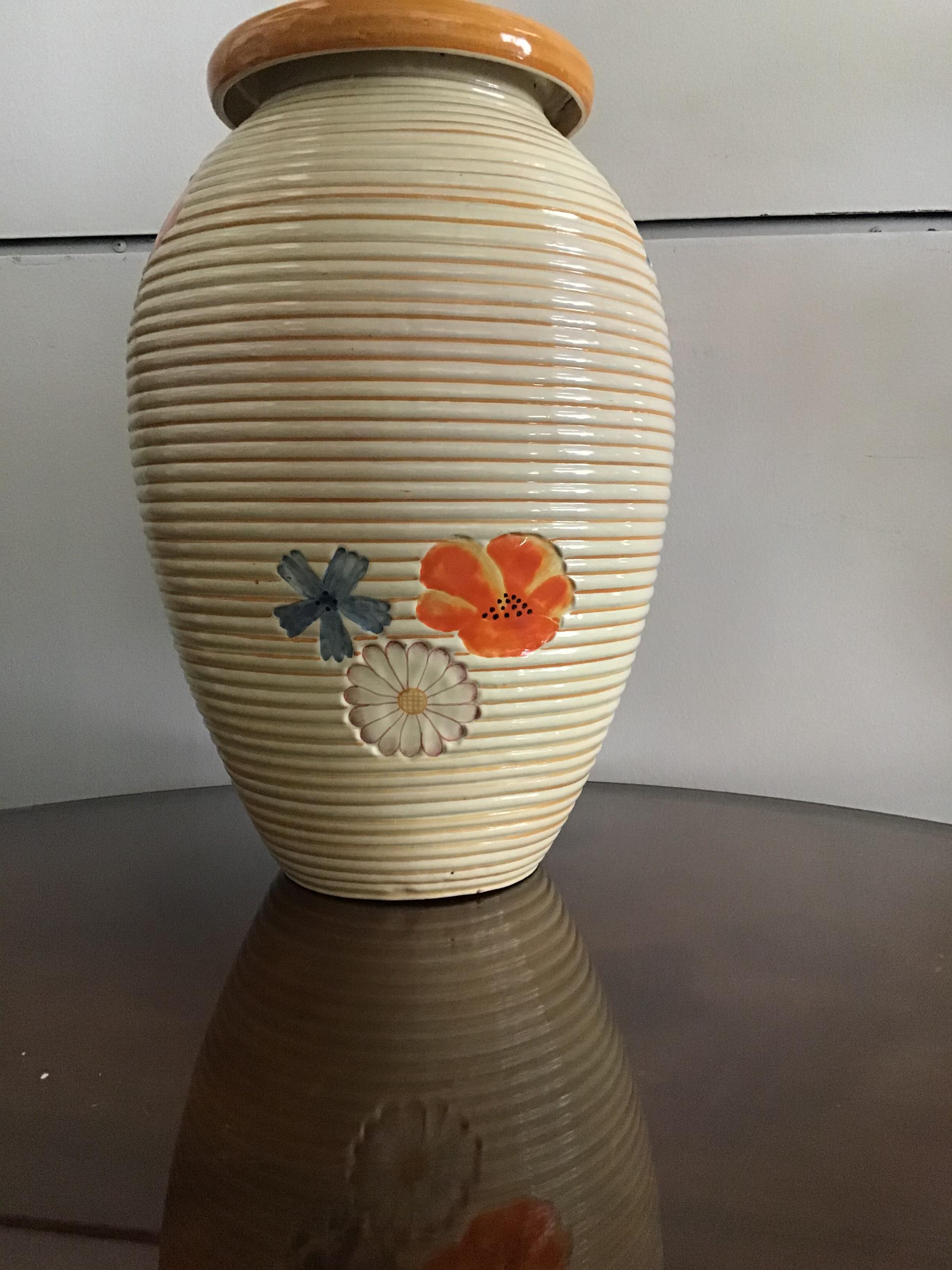 Pucci Umbertide Vase /Schirmständer Keramik:: 1950:: Italien (Italienisch) im Angebot