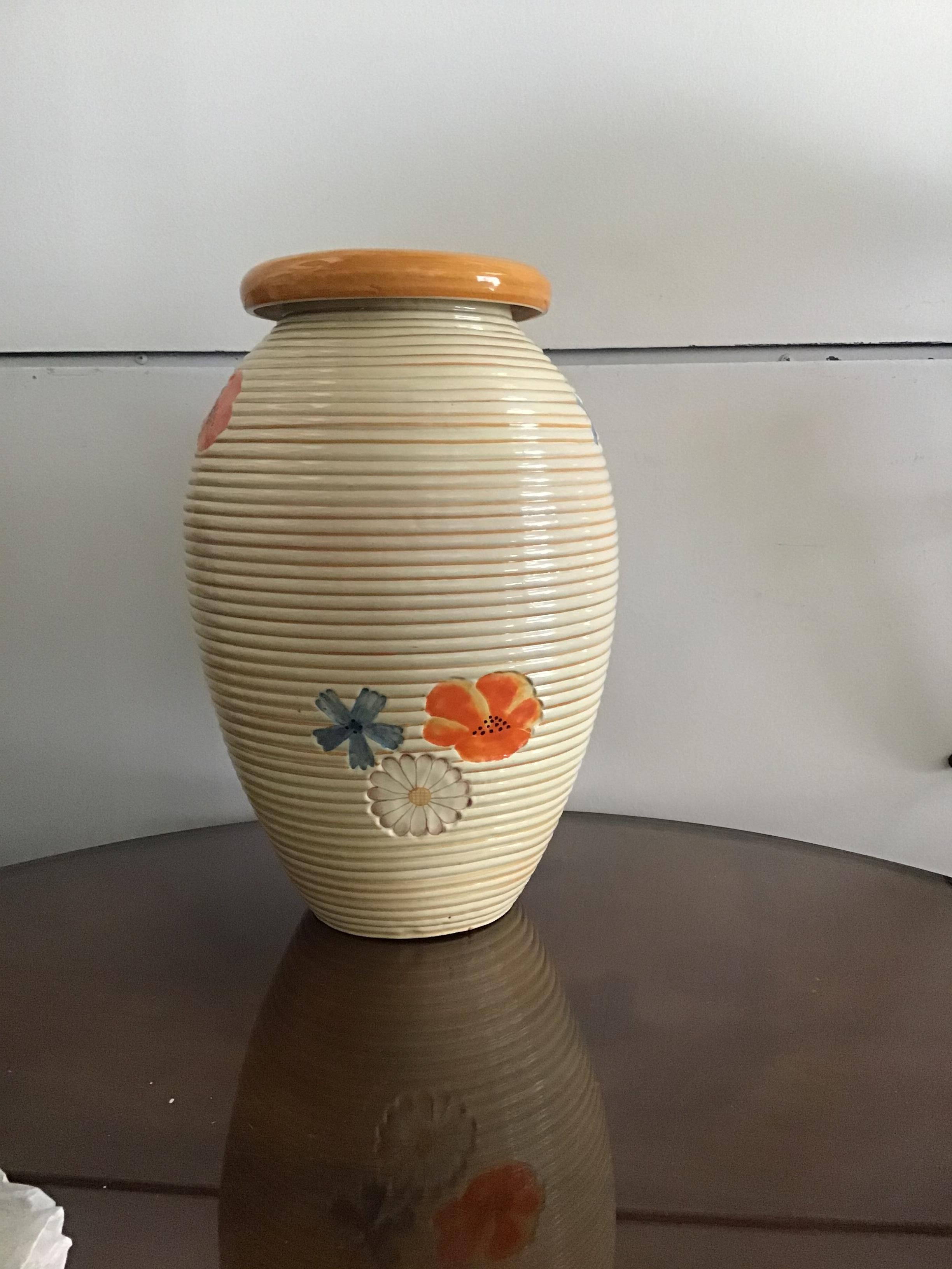 Pucci Umbertide Vase /Schirmständer Keramik:: 1950:: Italien im Zustand „Gut“ im Angebot in Milano, IT