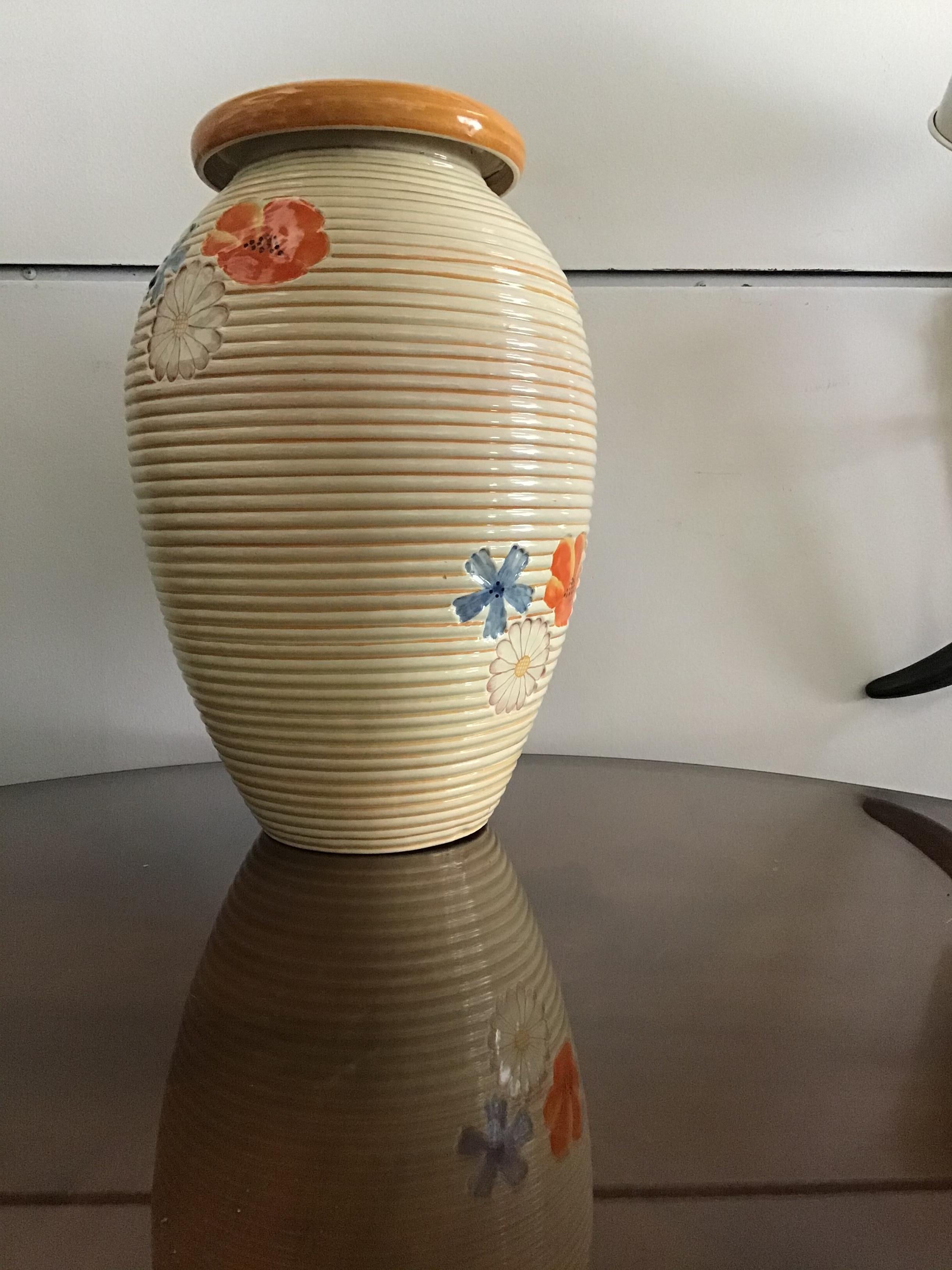Pucci Umbertide Vase /Umbrella Stand Ceramic, 1950, Italy In Good Condition For Sale In Milano, IT