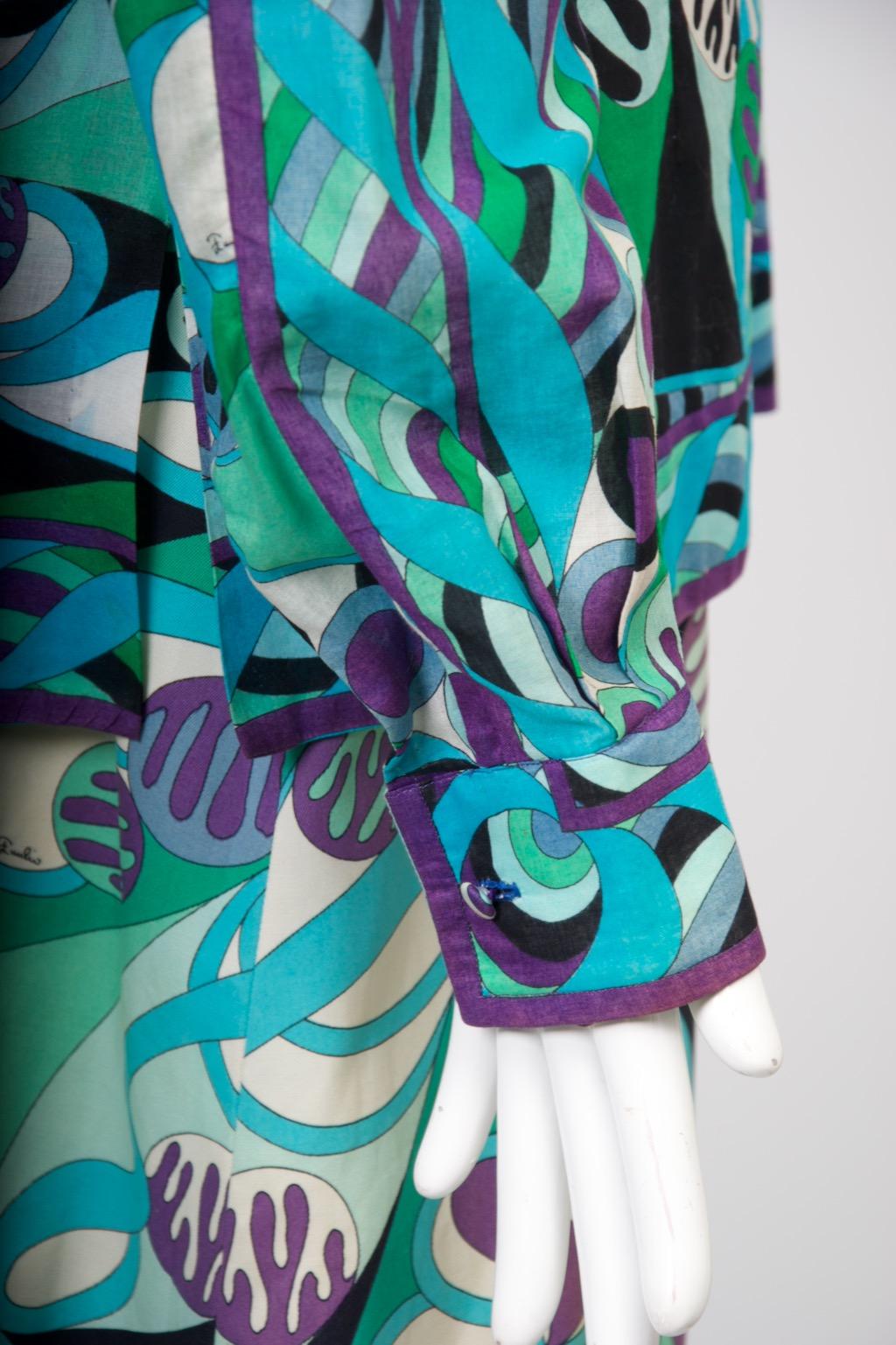 Donna Ensemble di camicia e gonna vintage di Pucci in vendita