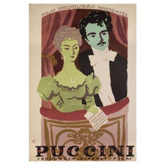 Puccini 1957 Polish A1 Film Poster