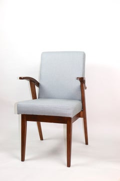 Puchala Armchair in Gray Herringbone from 1970s