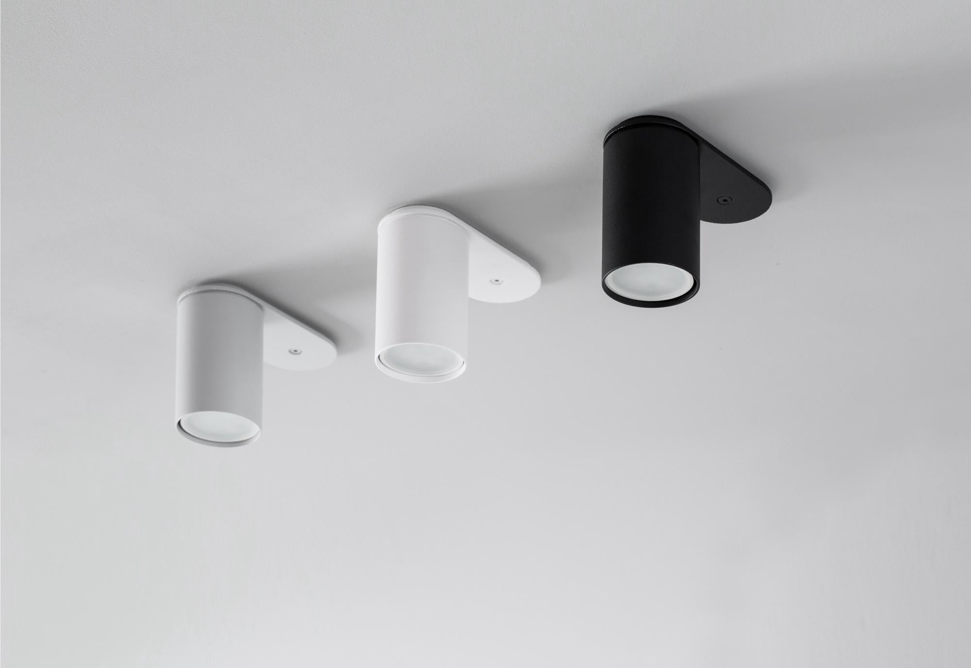 Acier Pud Black Ceiling Lamp by +kouple en vente