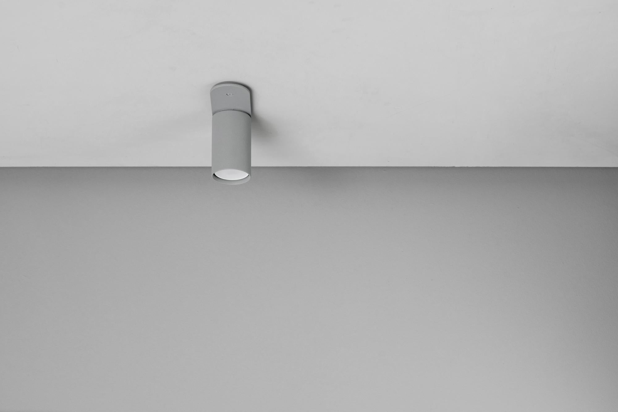 Powder-Coated Pud White Ceiling Lamp by +kouple For Sale