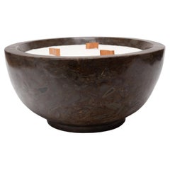 Puddingstone Basin Santal Candle