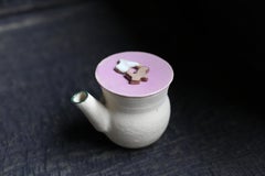 Puddle Coaster in Stracciatella Clay