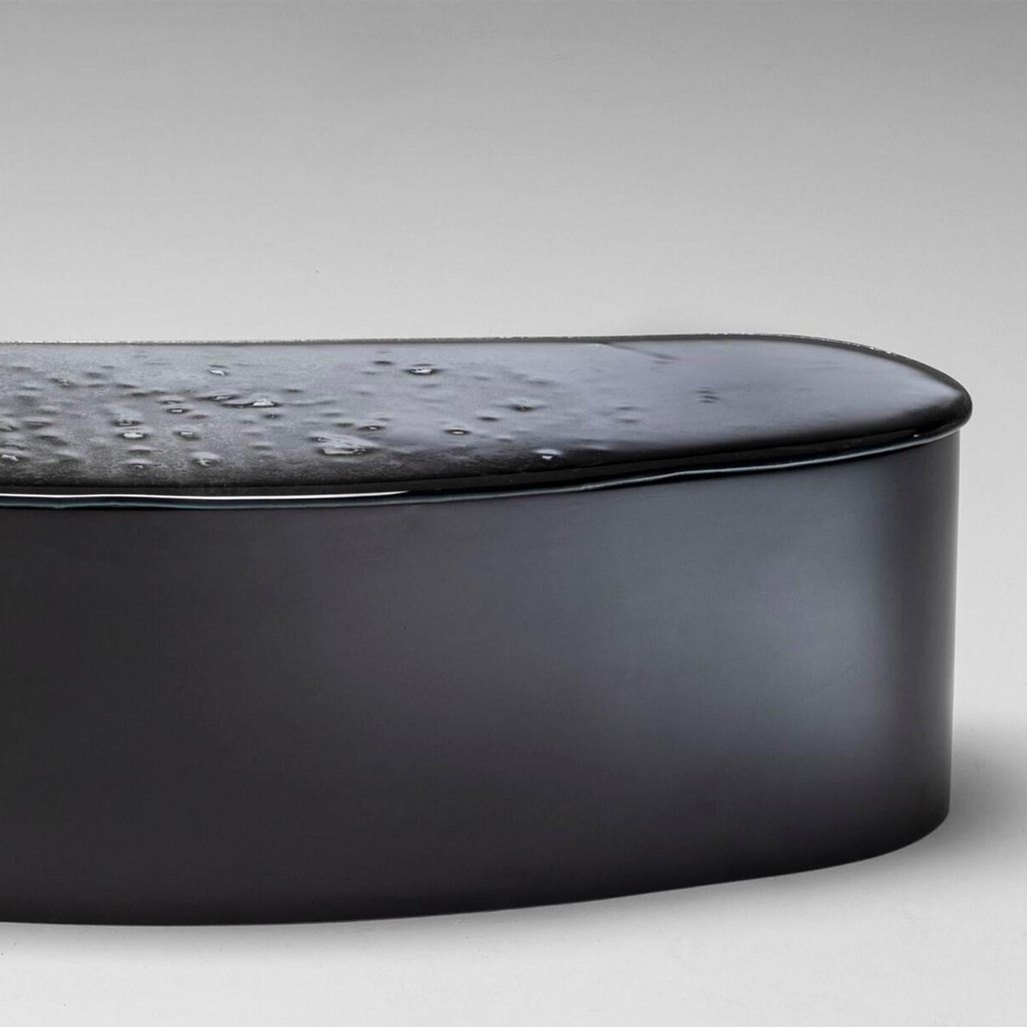 Trempé Banc en verre Puddle en vente