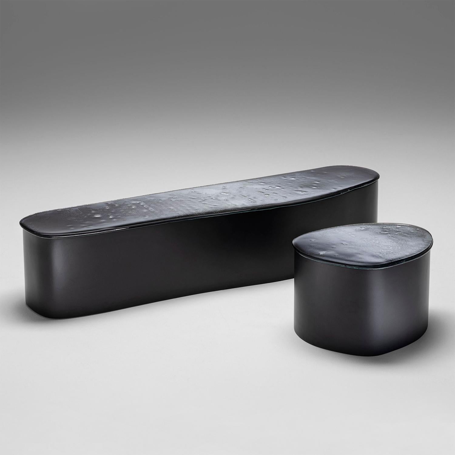 Bois Banc en verre Puddle en vente