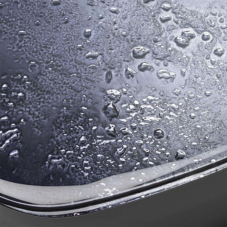 Temperato Sgabello in vetro Puddle in vendita
