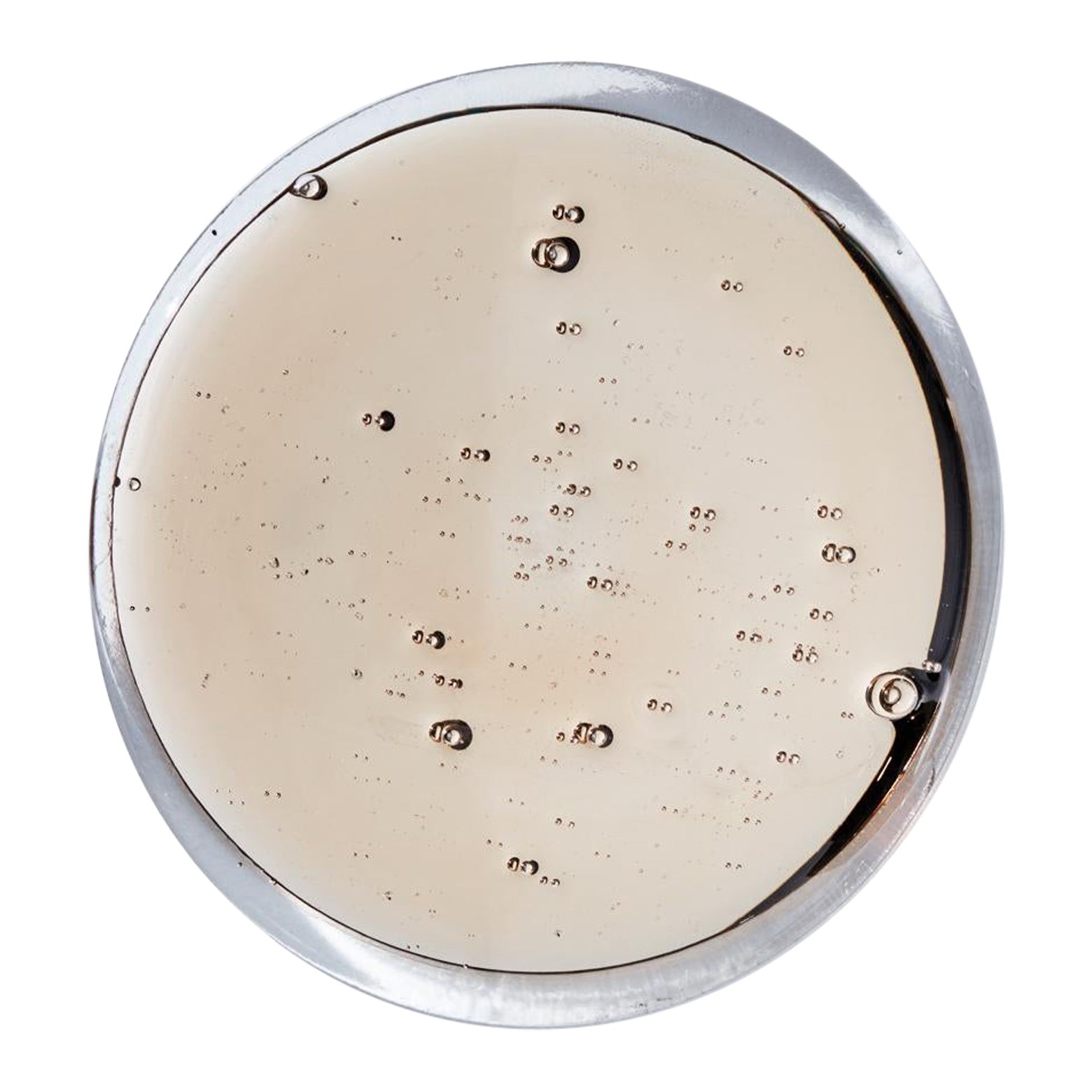 Puddle Peach Droplet Mirror by Tête Studio