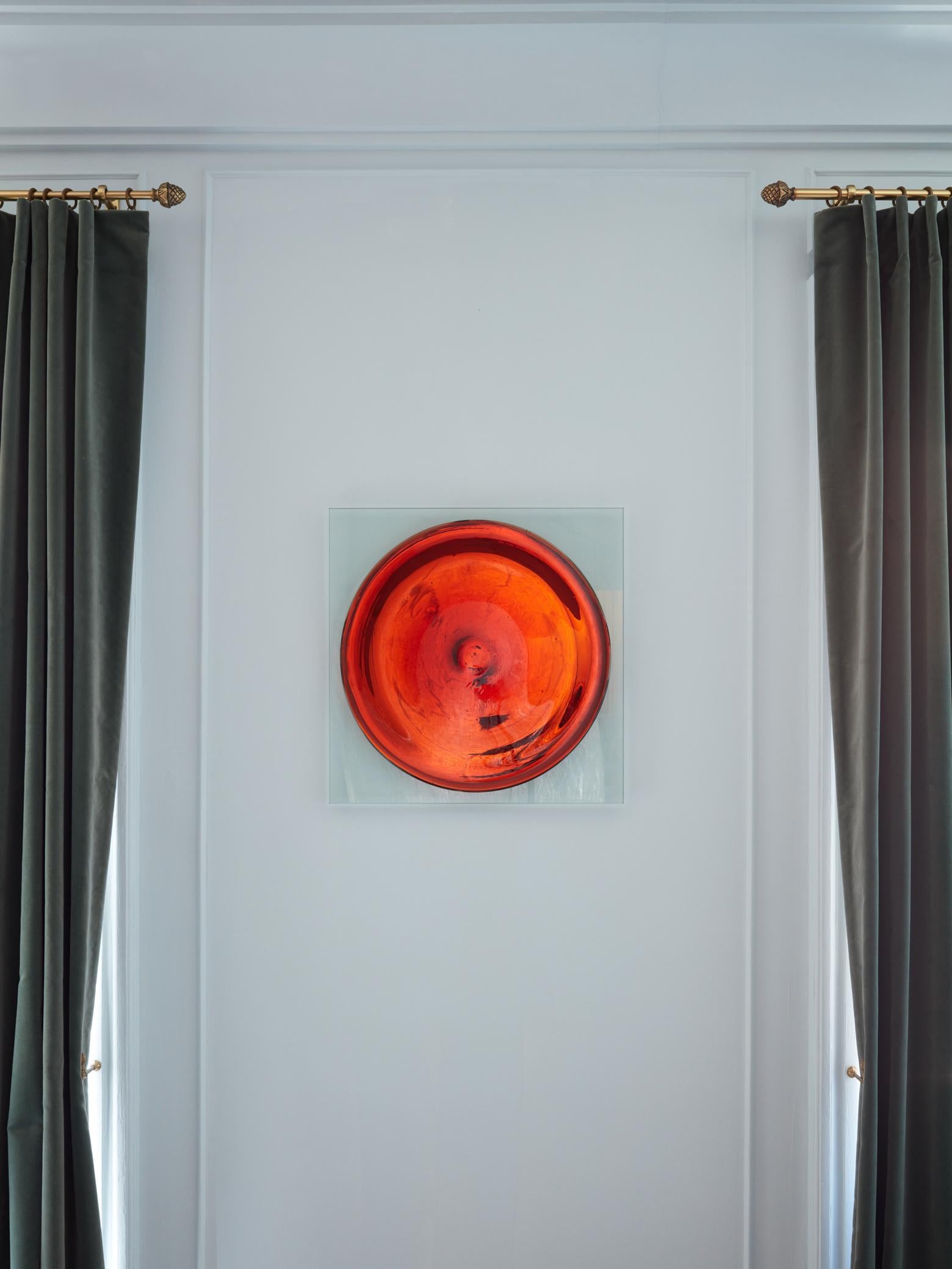 Glass Puddle Pool Mirror by Tête Studio For Sale