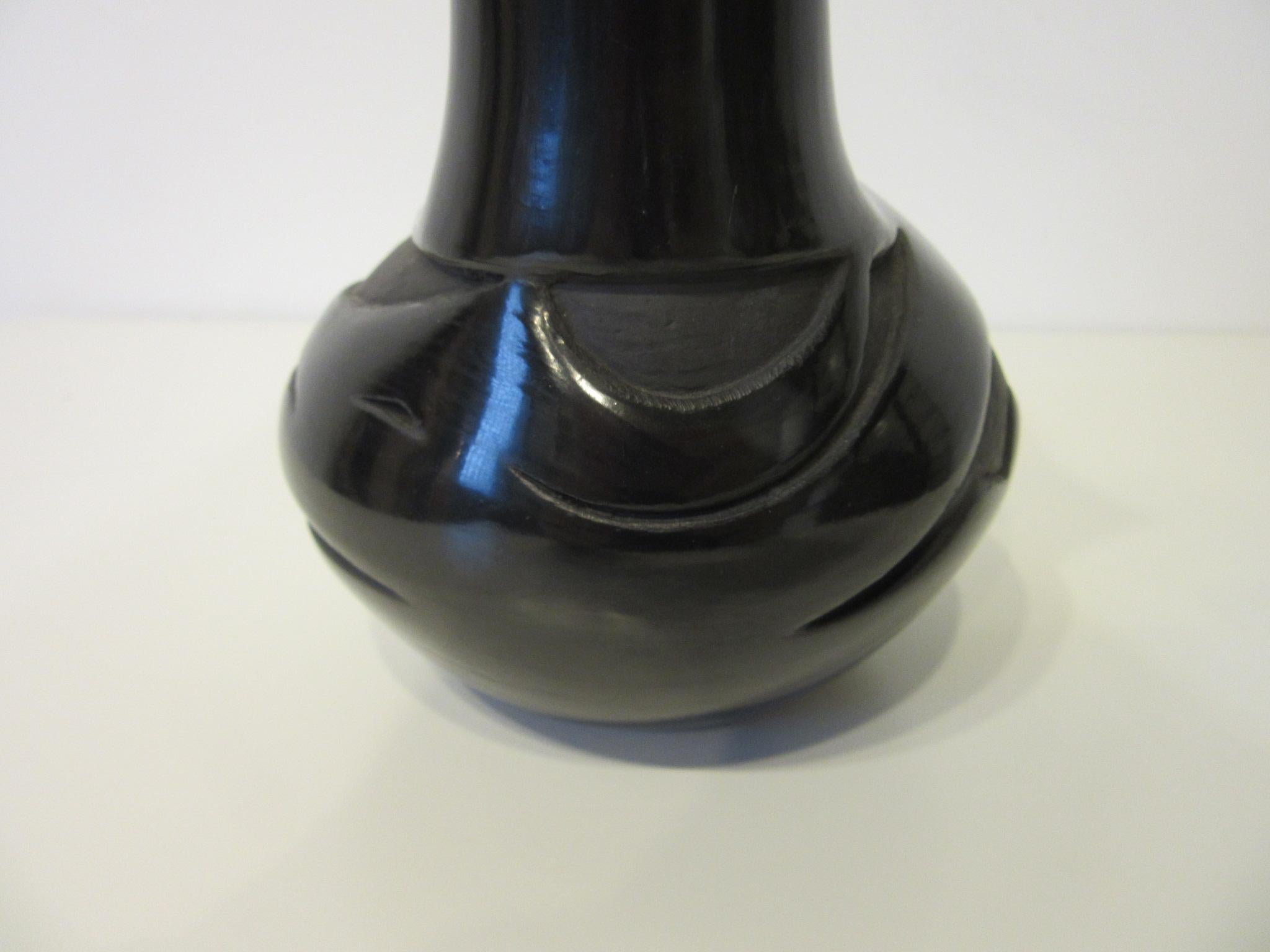 black indian pottery