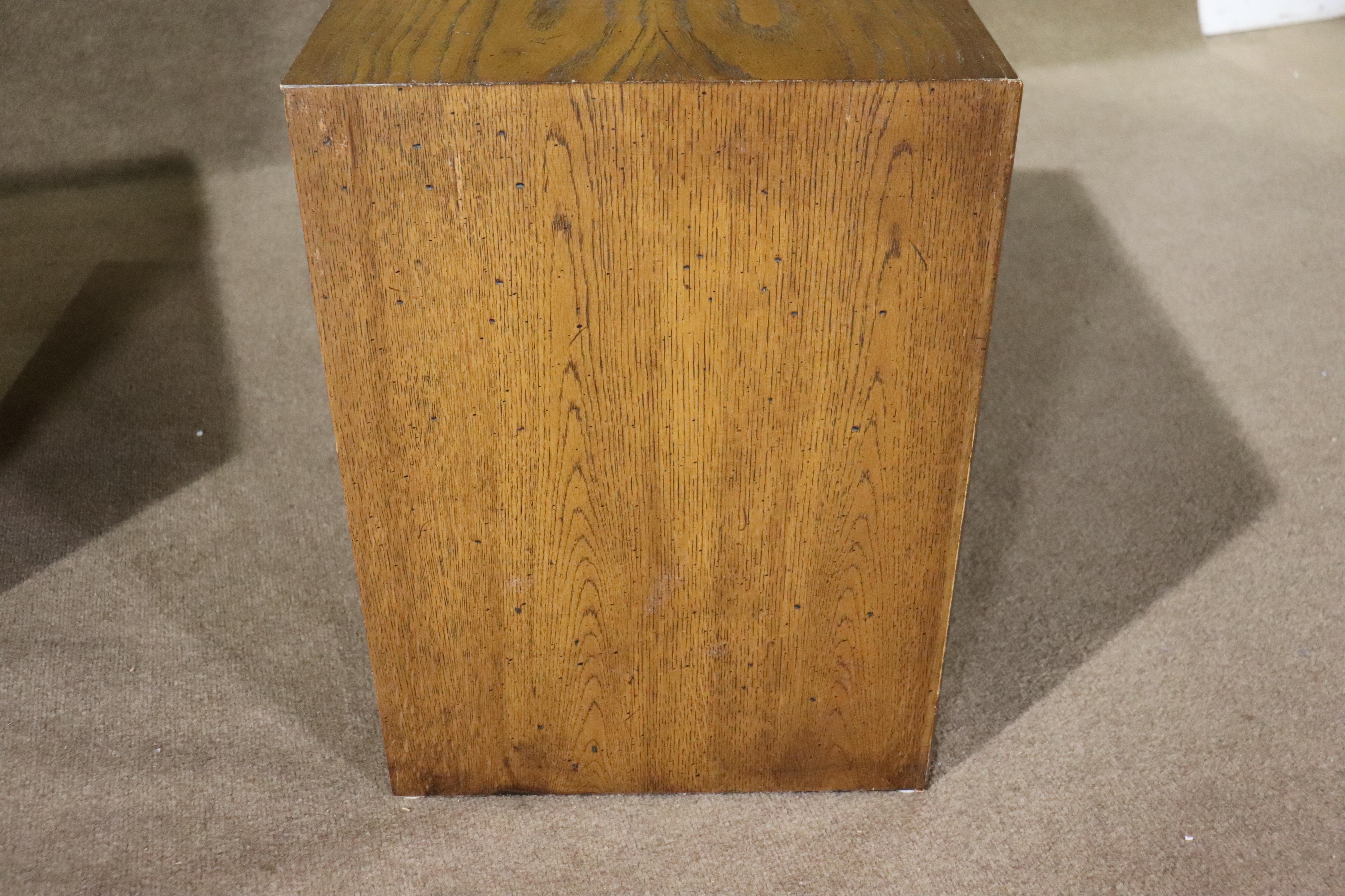 Wood 'Pueblo' Series End Tables by Lane Furniture For Sale