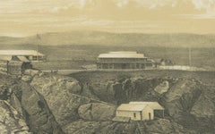 Puerto de Islay Peru – Antique Coastal Port Lithograph c.1865