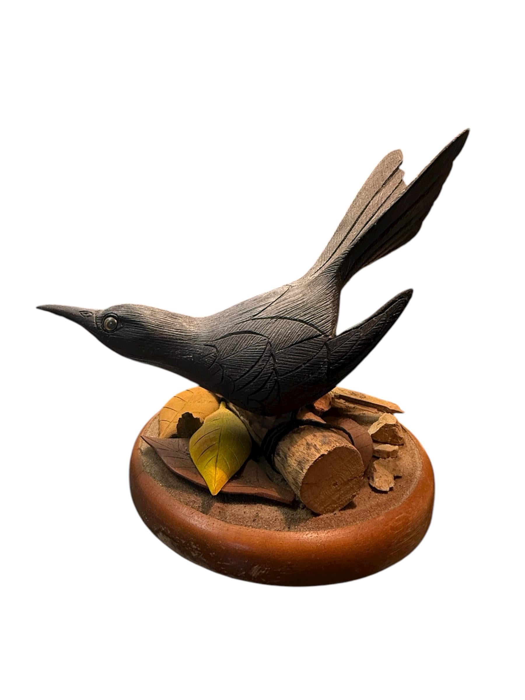 Sculpture portoricaine sculptée à la main par Carlos - JCFS Bon état - En vente à Guaynabo, PR