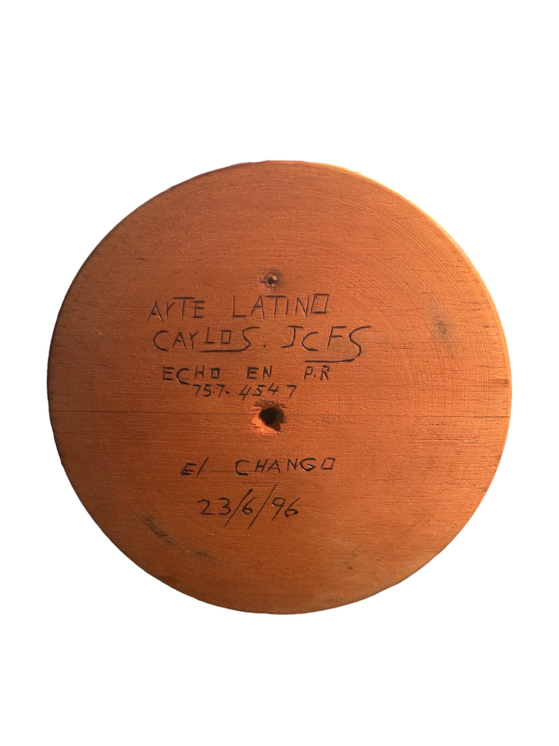 Sculpture portoricaine sculptée à la main par Carlos - JCFS en vente 1