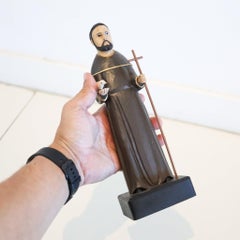 PUERTO RICO Domingo Orta Legno intagliato "Santos De Palo" di San Francisco Santos