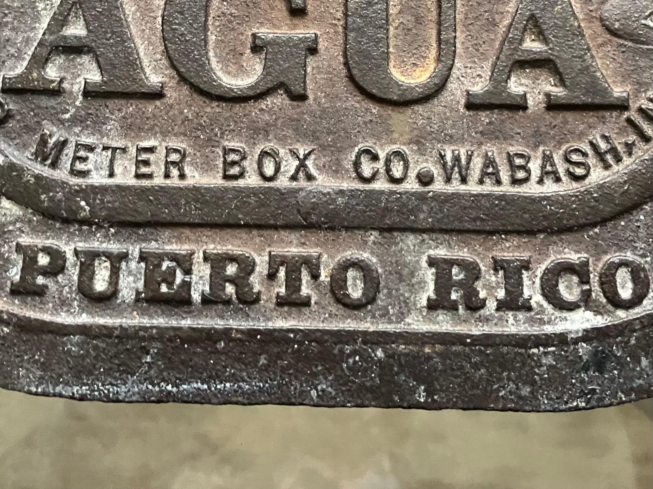 American Puerto Rico Oval Water Meter Cover For Sale