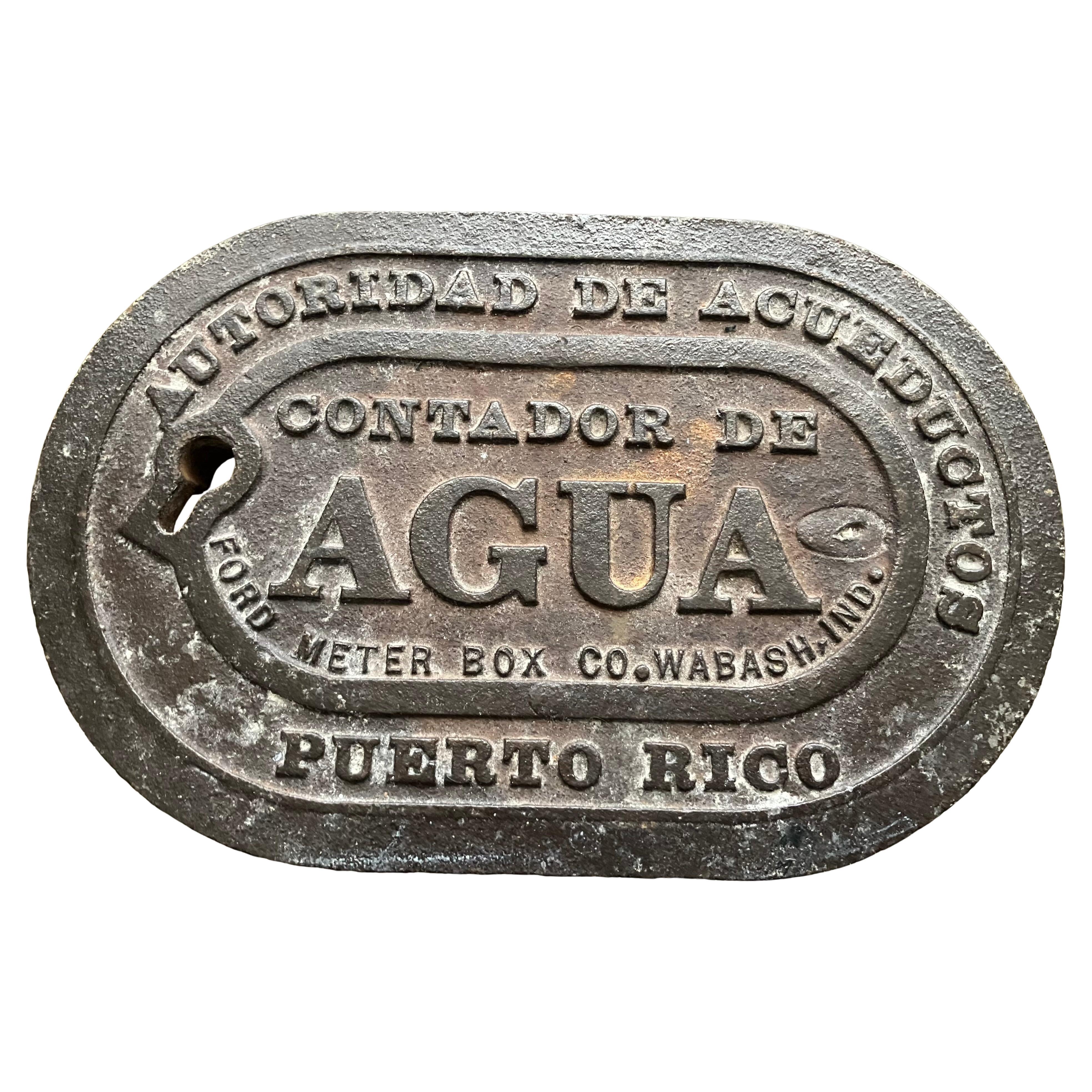Puerto Rico Oval Water Meter Cover For Sale