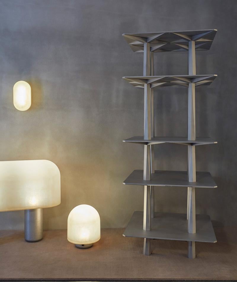 Lámpara Puffball de fibra de vidrio y aluminio en bruto by Faye Toogood Siglo XXI y contemporáneo en venta