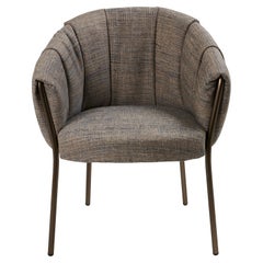 Puffin Dining Chair Upholstered in Auckland Schumacher Performance Fabric