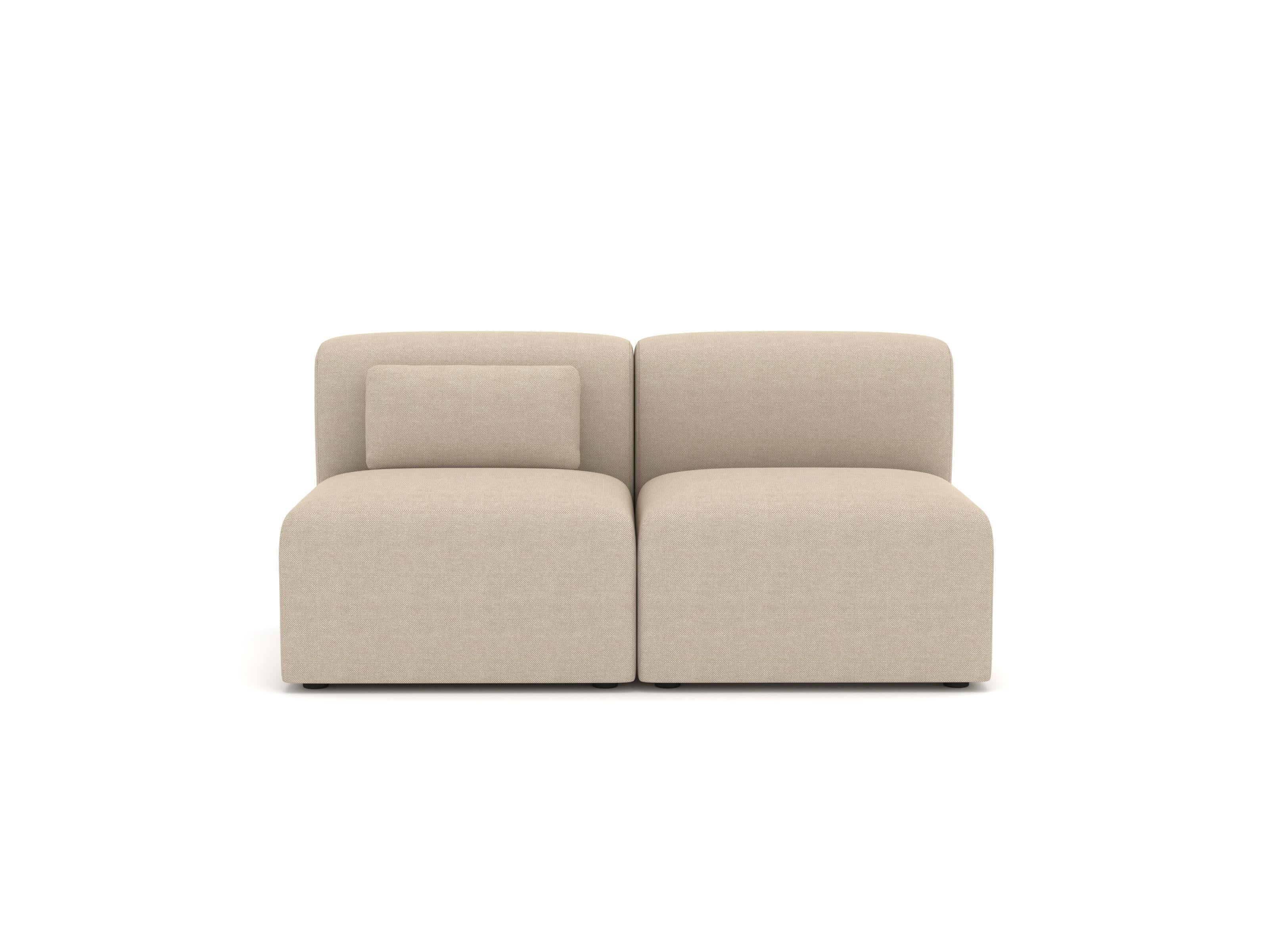 Sofá modular Puffy, 2 plazas, Hallingdal Topo Chino en venta